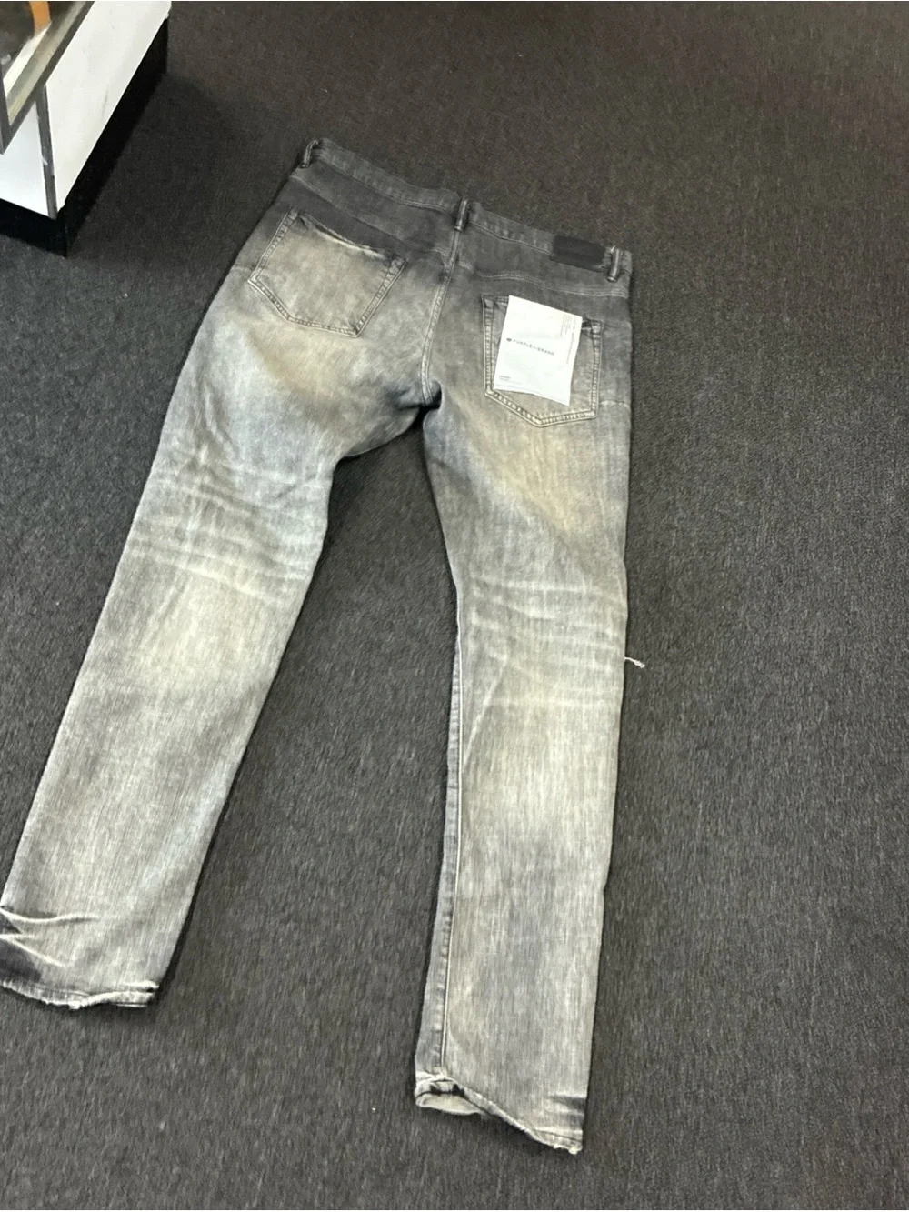 Men's Purple Brand Jeans Distressed SZ 39 Used Pre Owned Streetwear